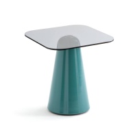 Столик Журнальный из закаленного стекла Balane единый размер зеленый LA REDOUTE INTERIEURS  фото, kupilegko.ru